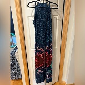 Multicolor Patterned Maxi Dress